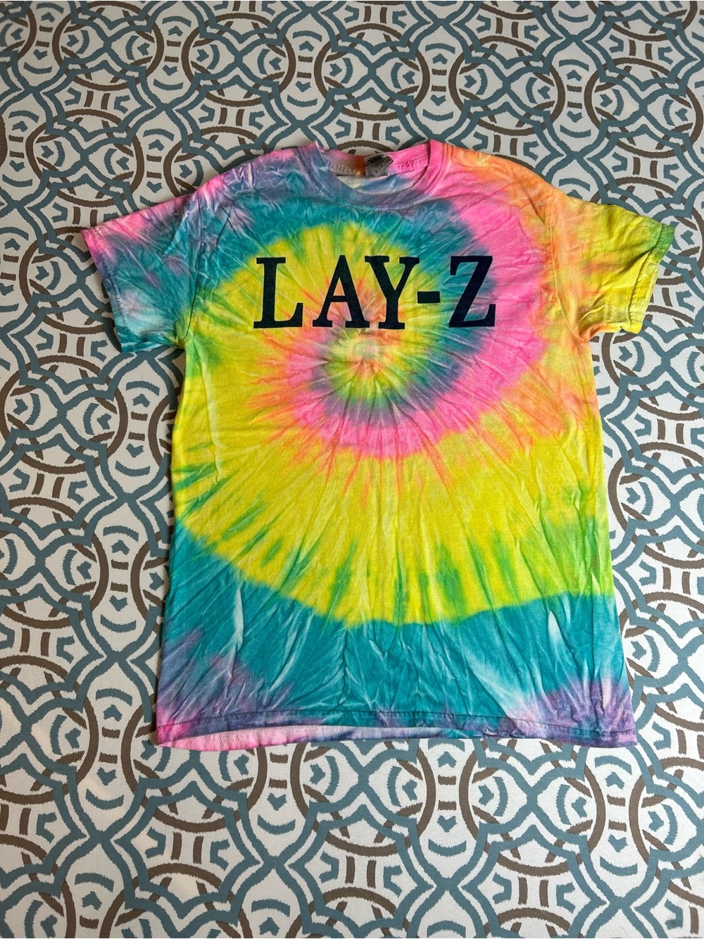 Gildan Kids Tie-Dye Short Sleeve Tee - Yellow, Pink, Blue, Green, Purple